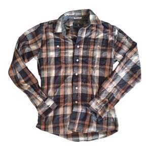 Northwest Wood Plaid Button Down Shirt